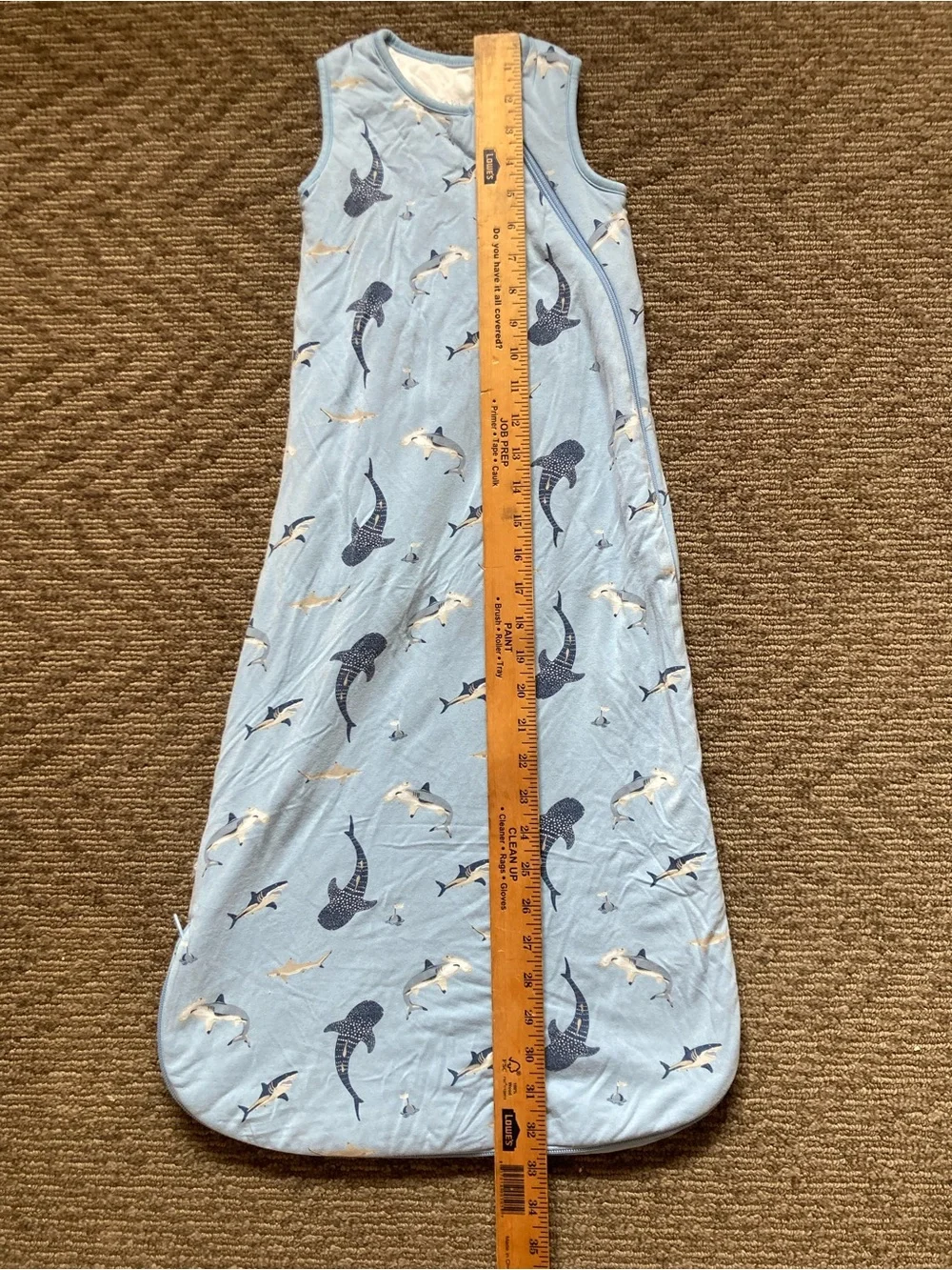 Kyte Baby Sleep Sack sharks size medium